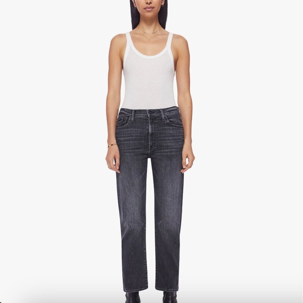 Mother Jeans The Ditcher Zip Ankle Jeans size 29